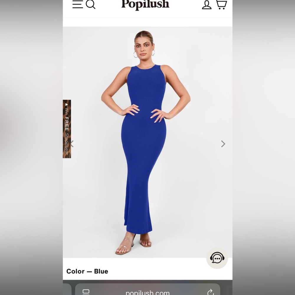 Popilush shape wear built in dress